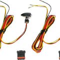 Custom Dynamics Universal Micro Bullet V2 LED Rear Turn Signals Chrome Amber/Red