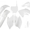 UFO Complete Plastics Kit White for Kawasaki KX250F 4-Stroke 2004-2005