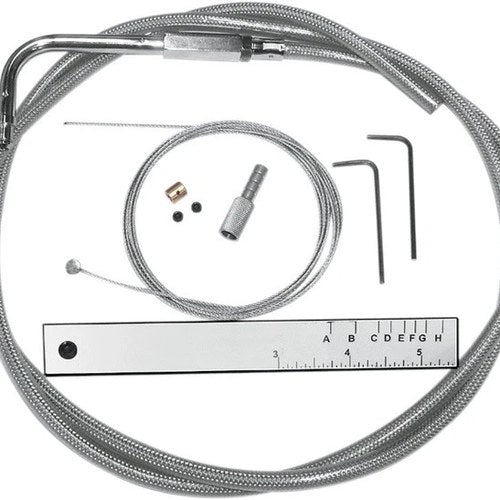Magnum Byo Throttle Cable Kit 90 Degree Elbow Stainless Steel/Chrome #393529