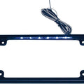 Custom Dynamics Flat LED License Plate Frame Black