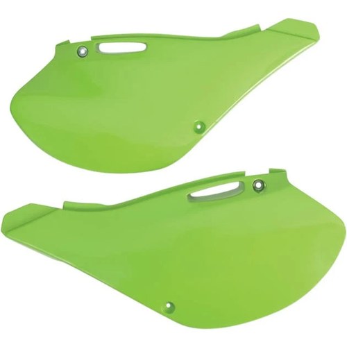 UFO Side Panels KX Green KA03721026 for Kawasaki KX250 2-Stroke/KX125 1999-2002