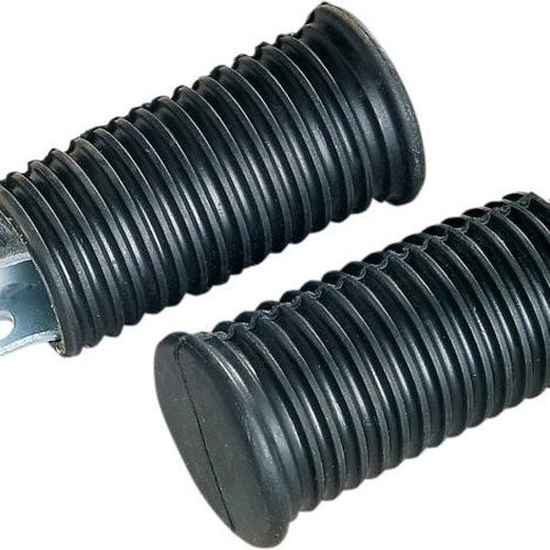 DS Rubber Driver Footpegs Female Mount Harley Davidson
