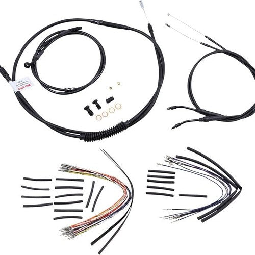 Burly Cable/Brake Line Kit for 14" Ape Hangers Harley Fxdi Dyna Super Glide 06