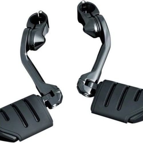 Kuryakyn Tour-Tech Trident Dually Adjustable Cruise Mounts Short Black