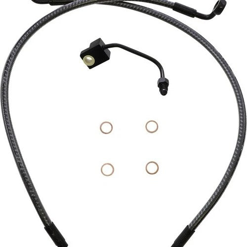 Magnum Designer Series DOT ABS Lower Front Brake Line Karbon Fiber #AS77006