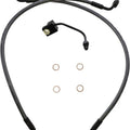 Magnum Designer Series DOT ABS Lower Front Brake Line Karbon Fiber #AS77006