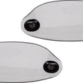 Klock Werks Flare Handguards Clear #KWS-01-0121-CC Harley Davidson