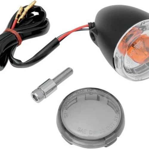 DS Smoke Turn Signal Front Matte Black