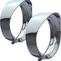 Headwinds Mariah Spot Light Trim Rings 4.5" Chrome #1-4028CAP Harley Davidson