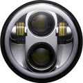 Custom Dynamics ProGlow LED Headlight W/Color Changing Halo Chrome #PG-575-C