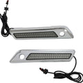 Custom Dynamics LED Saddlebag Dual Color Latch Lights Chrome Smoke CD-SBL-DC4-SC