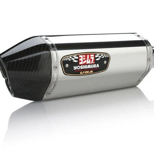 Yoshimura R-77D Street Slip-On Muffler Stainless Steel Sleeve & Carbon End Cap