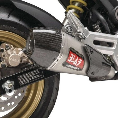 Yoshimura RS-9T Street Series Works Slip-On Muffler SS/CF for Honda Grom 125