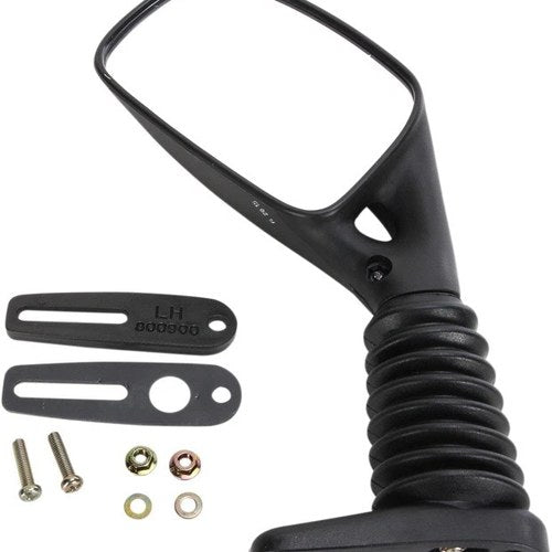 Parts Unlimited ZX Fairing Mount Mirror Left Black