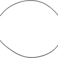 Moose Clutch Cover Gasket fits Yamaha YZ250 2-Stroke 1999-2021