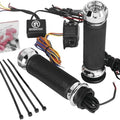 Performance Machine Apex Heated Grips Chrome #0063-2093-CH Harley Davidson