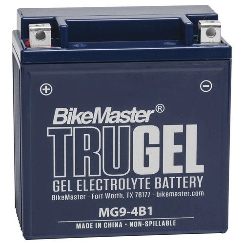 BikeMaster TruGel Battery #MG9-4B1 fits Kawasaki/Honda