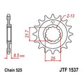 JT Front Sprocket 525 15T #JTF1537.15 for Kawasaki Z1000/Versys 1000