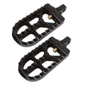 Joker Machine Adjustable Footpegs Serrated Long Black #08-56-1 Harley Davidson