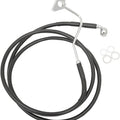Drag Specialties Front Upper Brake Line Kit Black ABS Only Stock Length #200584