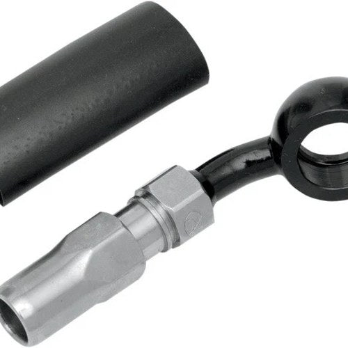 Magnum Byo DOT Brake Line Kit Replacement 12mm 35 Degree Bend Banjo Black