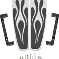 LA Choppers Longboard Enferno Floorboards Chrome #LA-7092-03 Harley Davidson