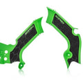 Acerbis X-Grip Frame Guards Green/Black for Kawasaki KX450F 2019