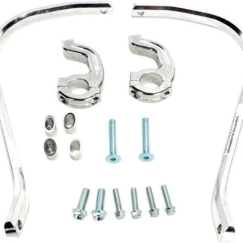 Moose Contour Handguards 1-1/8" Silver Pro Taper/FMF/Moose/Nekken