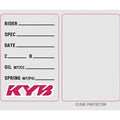 Factory Effex Suspension Spec Sticker for Kyb Forks 3-Pack