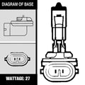 Solero Lighting 881 Base 27W Standard Halogen Bulb