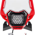 Acerbis Vsl Lumen-X LED Offroad/Enduro Headlight Red