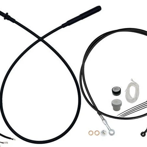 Fat Baggers EZ Install Cable Kit for 11" Ape Bars Black/Black #249011-B