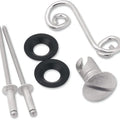 Cycle Performance Quick-Fasin Oval Kit with Springs Fiberglass