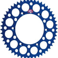 Renthal Sprocket Rear 47T 428 Ultralight Aluminum Blue #121U-428-47GPBU