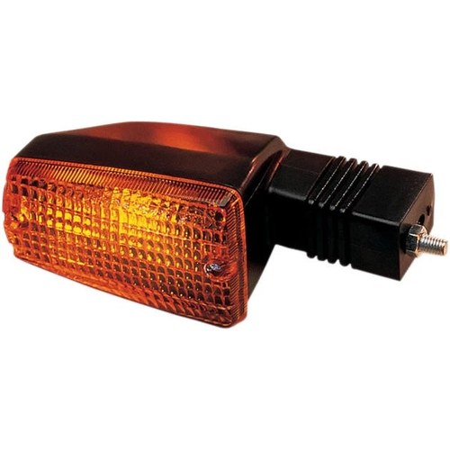 K&S DOT Turn Signal Assembly Single Filament Black Amber for Suzuki GS1150/GS550