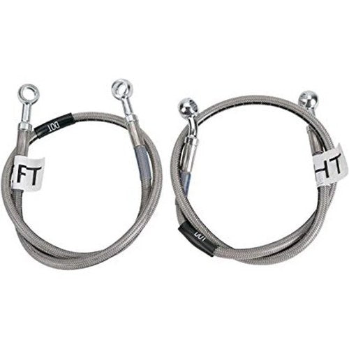 Russell Rear Braided Stainless Brake Line Kit for Kawasaki KX125 1999-2002