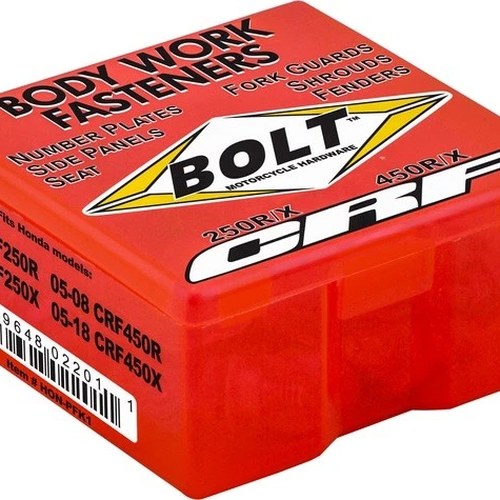 Bolt Full Plastics Fastener Kit #HON-PFK1 fits Honda Crf 250/CRF 450