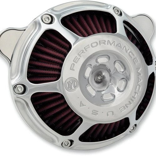 Performance Machine Max HP Air Cleaner Chrome #0206-2141-CH Harley Davidson