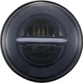 Pathfinder 7" LED Classic Headlight with Center Drl Black