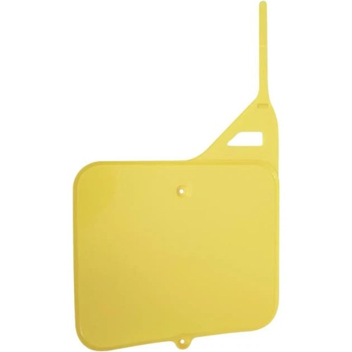 UFO Number Plate Front RM Yellow SU02910101 for Suzuki RM125/RM250 1987-1995