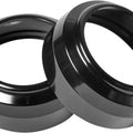 Performance Machine Fork Dust Caps 49mm Black Harley Davidson Dyna/Softail
