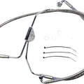 DS Braided Brake Line Kit Non-ABS Front +2" Harley Davidson #143679