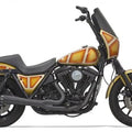 Bassani Road Rage 2:1 Short Megaphone Exhaust System Black #1FXR2B