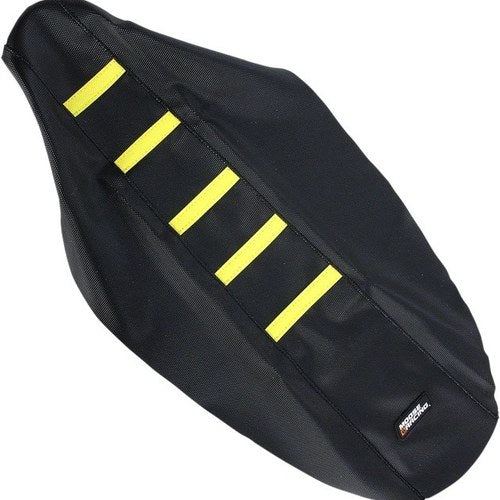 Moose Ribbed Seat Cover Black/Yellow fits Suzuki RM-Z250 2010-2017