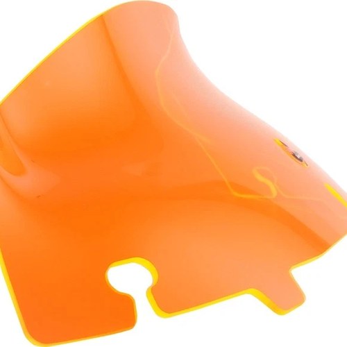 Klock Werks Ice Kolor Flare Windshield 4" Orange #KWW-01-0648 Harley Davidson