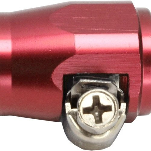 Goodridge Braided Fuel/Oil Hose Finisher 5/16", 3/8" Aluminum Red