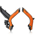 Acerbis X-Grip Frame Guards Black/'16 Orange #2733445229 KTM