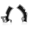 Acerbis X-Grip Frame Guards Silver fits Kawasaki KX450F 2009-2018