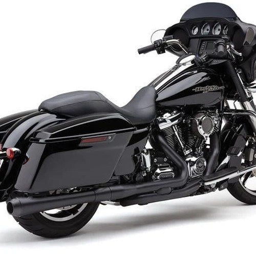 Cobra El Diablo Dual Mufflers Black Harley M8 Touring 2017-2023