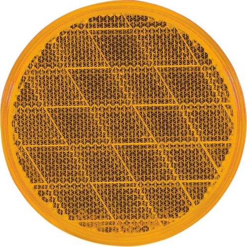 Optronics Round Reflectors 3" Amber